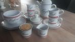 Vintage porceleinen koffieset Waechtersbach-W.Germany, Gebruikt, Keramiek, Ophalen of Verzenden, Overige stijlen