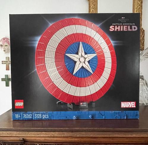 Veiling of koop nu: lego 76262 Captain America's Shield, Kinderen en Baby's, Speelgoed | Duplo en Lego, Nieuw, Lego, Complete set