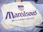 Drapeau Maredsous avec 2 portes sous bock, Panneau, Plaque ou Plaquette publicitaire, Autres marques, Enlèvement, Neuf