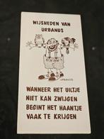 Urbanus Tegel Wijsheiden van Urbanus".
Afmeting 10 x 20 cm, Ophalen of Verzenden, Zo goed als nieuw