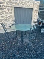 Tanle et chaises fer forgé, Jardin & Terrasse, Enlèvement