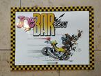 Geëmailleerde plaat Joe Bar Team – Bar2, Ophalen of Verzenden, Overige figuren, Zo goed als nieuw, Plaatje, Poster of Sticker