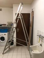 Grande échelle escabeau Pro - 8 marches 172 / 233 cm, Ophalen, Gebruikt, Ladder, 2 tot 4 meter