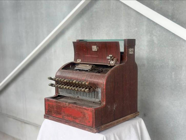 Antieke kassa door Anker-Werke AG, Antiek en Kunst, Antiek | Kantoor en Zakelijk, Ophalen