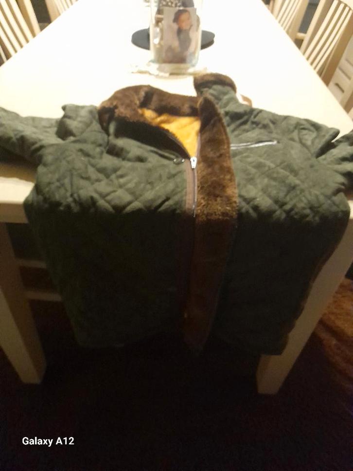 Gewatteerde Herenjas Maatje L, Kleding | Heren, Truien en Vesten, Nieuw, Maat 52/54 (L), Groen, Ophalen