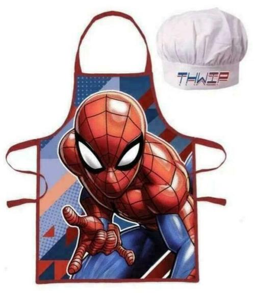 Spiderman Keukenschort - Kokskleding Marvel - Div Uitvoering, Kinderen en Baby's, Carnavalskleding en Verkleedspullen, Nieuw, Jongen