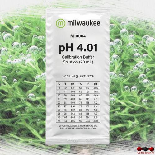 Milwaukee pH 4.01 ijkvloeistof sachets aquarium., Dieren en Toebehoren, Vissen | Aquaria en Toebehoren, Nieuw, Overige typen, Verzenden