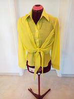 Prachtige vals geklede blouse, open rug en strik. Shein. S, Kleding | Dames, Blouses en Tunieken, Geel, Ophalen of Verzenden, Zo goed als nieuw