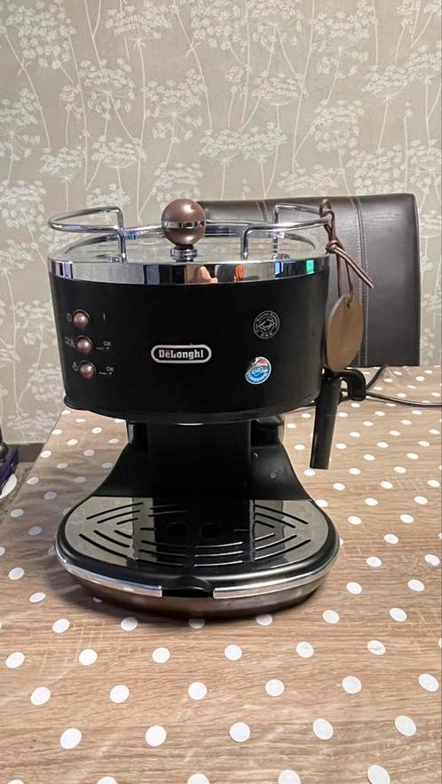 Machine à expresso manuelle De'Longhi Icona Vintage, Electroménager, Cafetières, Comme neuf, Café moulu, Combiné, Réservoir d'eau amovible