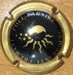 Capsule Crémant Luxembourg POLL-FABAIRE noir brillant&or nr1, Enlèvement ou Envoi, Neuf, Autres régions, Autres types