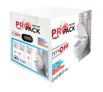 RIM-OFF hangtoilet + zitje met witte rem! GEWELDIGE PROMO! beschikbaar voor biedingen