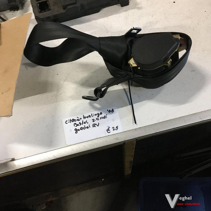 Citroen Berlingo 2.0 hdi 2006 Gordel Linksvoor of Rechtsvoor, Autos : Pièces & Accessoires, Habitacle & Garnissage, Utilisé, Enlèvement ou Envoi