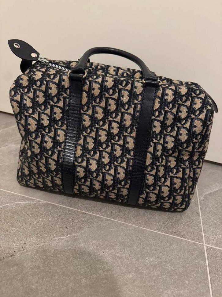 Vintage Dior Bowling Bag, Handtassen en Accessoires, Tassen | Damestassen, Zo goed als nieuw, Handtas, Ophalen of Verzenden