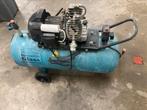 Huvema 2 cilinder compressor, Doe-het-zelf en Bouw, 100 liter of meer, Ophalen, Gebruikt, 10 bar of meer