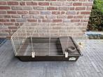 Binnenhok bruin 1m, Dieren en Toebehoren, Kooi, Cavia, Zo goed als nieuw, 75 tot 110 cm