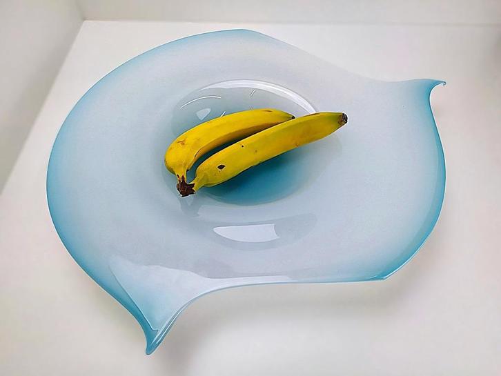 TOP Design Murano - UNIEKE Schaal in Glas Met Handtekening, Antiek en Kunst, Antiek | Glaswerk en Kristal, Ophalen of Verzenden