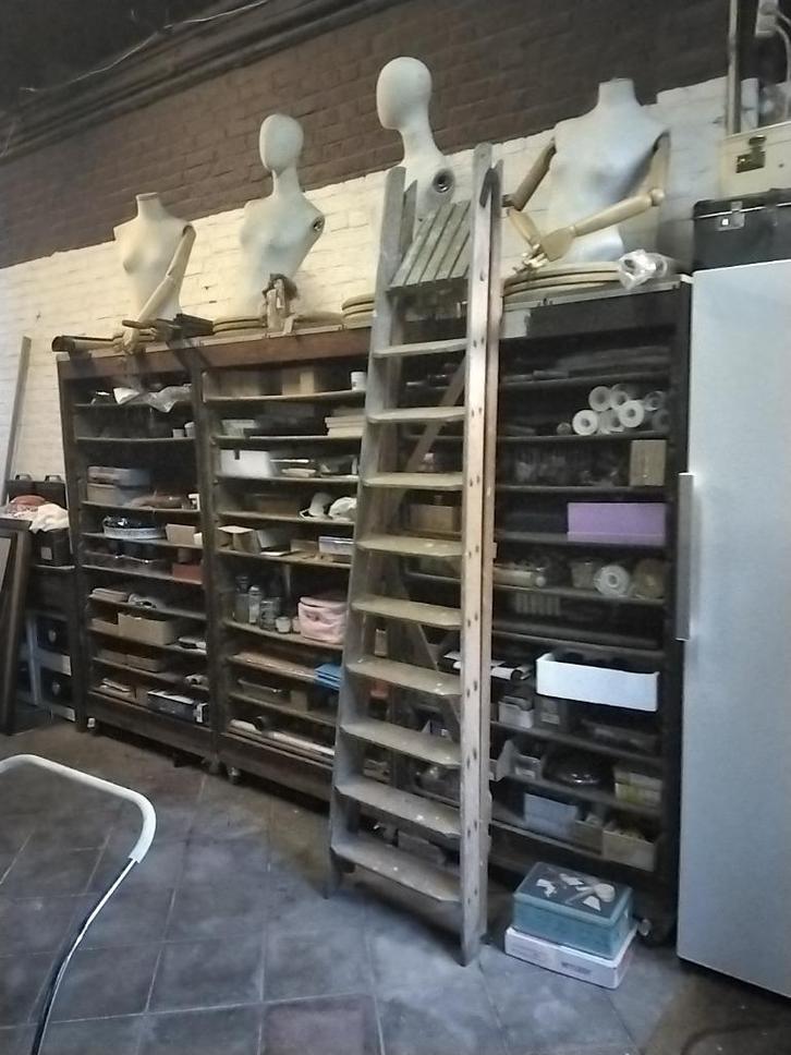 Decoratieve houten trap ladder, Bricolage & Construction, Échelles & Escaliers, Utilisé, Échelle, Enlèvement