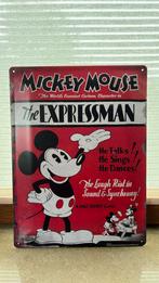 Mickey metalen bord 29/39 cm, Antiek en Kunst, Ophalen of Verzenden