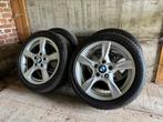 Originele BMW 1-serie en 3-serie wielen met 4-seizoensbanden, 205 mm, 17 inch, Banden en Velgen, Gebruikt