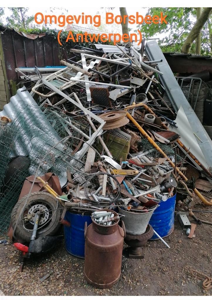 oud ijzer, oude metalen ophalen, Doe-het-zelf en Bouw, Metalen, Gebruikt, IJzer, Ophalen