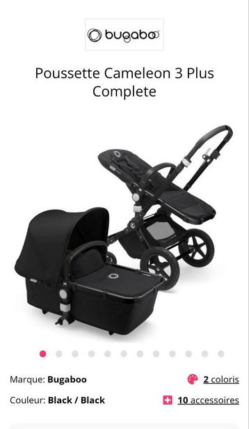 Poussette Bugaboo Caméléon, Enfants & Bébés, Enlèvement ou Envoi, Comme neuf, Poussette