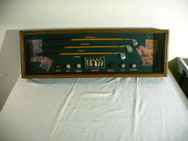 Diorama van History of Golf, Antiek en Kunst, Curiosa en Brocante, Ophalen of Verzenden