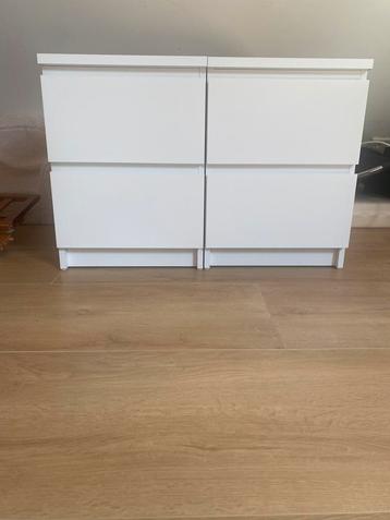 IKEA MALM WIT nachtkastjes beschikbaar voor biedingen