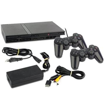 SONY PLAYSTATION 2 SLIM + 2 CONTROLLERS beschikbaar voor biedingen