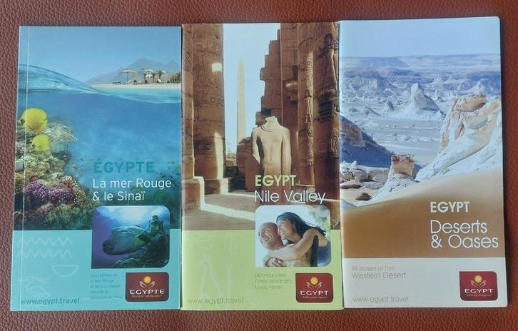 Lot 3 toeristische boekjes in Egypte, Boeken, Reisgidsen, Zo goed als nieuw, Brochure, Afrika, Overige merken, Budget, Ophalen of Verzenden