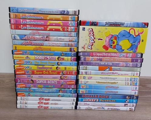 40 DVD's - troetelsbeertjes, Mickey Mouse, Dora, Tik Tak,..., Cd's en Dvd's, Dvd's | Kinderen en Jeugd, Gebruikt, Tv non-fictie