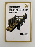 Sticker Hi-Fi Europa Electronic Oostende 70's, Enlèvement ou Envoi, Comme neuf, Autres types