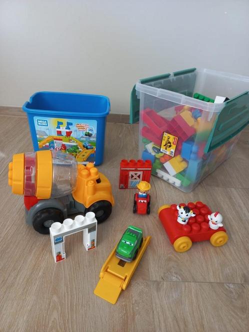 Grote set Mega Bloks inclusief opbergboxen, Kinderen en Baby's, Speelgoed | Bouwstenen, Megabloks, Ophalen