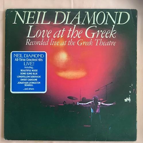 Neil Diamond - Love at the Greek, Cd's en Dvd's, Vinyl | Rock, Gebruikt, Rock-'n-Roll, 12 inch, Ophalen of Verzenden
