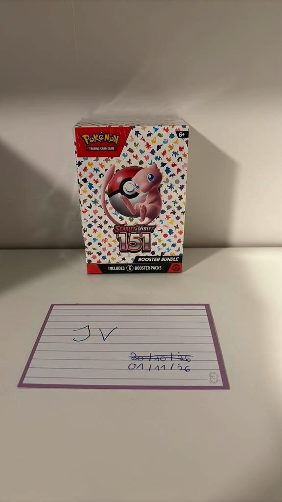 Pokemon 151 booster bundle, Hobby en Vrije tijd, Verzamelkaartspellen | Pokémon, Nieuw, Booster, Ophalen of Verzenden