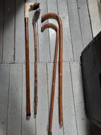 canes de marche en bois anciennes, Ophalen
