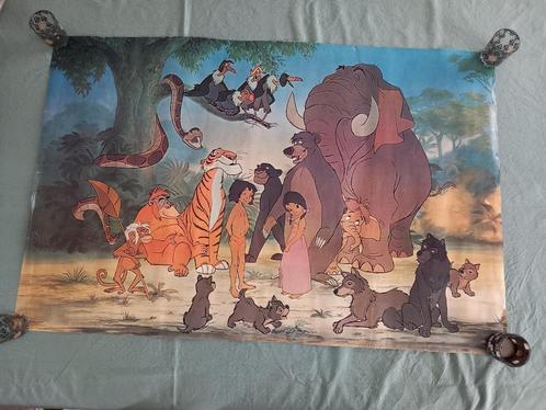 3x oude Disney filmposter Jungle Book Lion King 101 te ruil, Verzamelen, Disney, Gebruikt, Plaatje of Poster, Leeuwenkoning of Jungle Boek