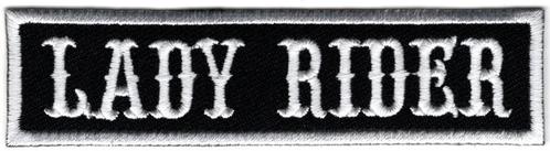 Lady Rider stoffen opstrijk patch embleem #7, Motoren, Accessoires | Overige, Nieuw, Verzenden