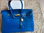 Borsa in pelle birkin style tas, Enlèvement ou Envoi, Comme neuf, Bleu