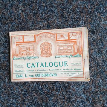 Uiterst zeldzame produktcatalogus. Uitgave 1928- 29. beschikbaar voor biedingen