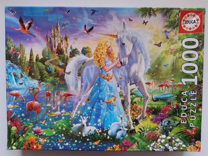 puzzel 1000 stuks, Hobby en Vrije tijd, Denksport en Puzzels, Gebruikt, Legpuzzel, 500 t/m 1500 stukjes, Ophalen of Verzenden