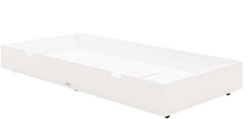 Bopita tiroir rangement dessous de lit blanc