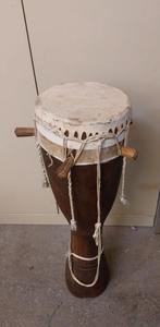 Afrikaanse traditionele trommel, Muziek en Instrumenten, Percussie, Ophalen of Verzenden, Gebruikt, Trommel