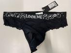 String sexy pour homme, taille XL, Noir, Slip, Look me, Envoi