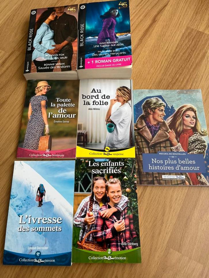 2 romans d'Arlequin + 5 nous deux, Livres, Partis & Groupements, Comme neuf, Envoi