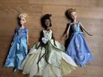 Lot de 3 Barbies dont 2 princesses Disney, Enlèvement, Comme neuf, Barbie