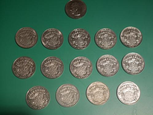 15 pièces de 10 francs belges type Baudouin, Postzegels en Munten, Munten | België, Losse munt, Ophalen of Verzenden