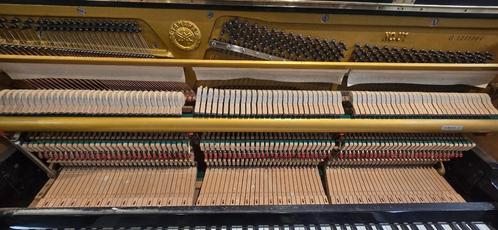 Yamaha U1 zwart blinkend, Muziek en Instrumenten, Piano's, Gebruikt, Piano, Zwart, Hoogglans, Verzenden
