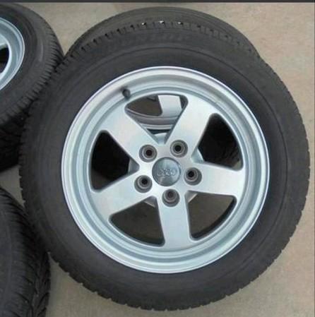 Winterbanden Dunlop velgen Audi A4 B9 5X112 16inch 6mm ❄️🌧, Auto-onderdelen, Besturing, Audi, Gebruikt, Ophalen