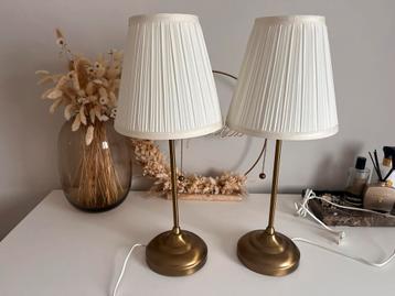 Twee tafellampen ikea, Enlèvement, Comme neuf