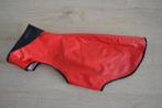 hondenregenjas rood met zwarte kraag 27/40/44cm, Dieren en Toebehoren, Hondenkleding, Ophalen of Verzenden, Nieuw, Hondenregenjas